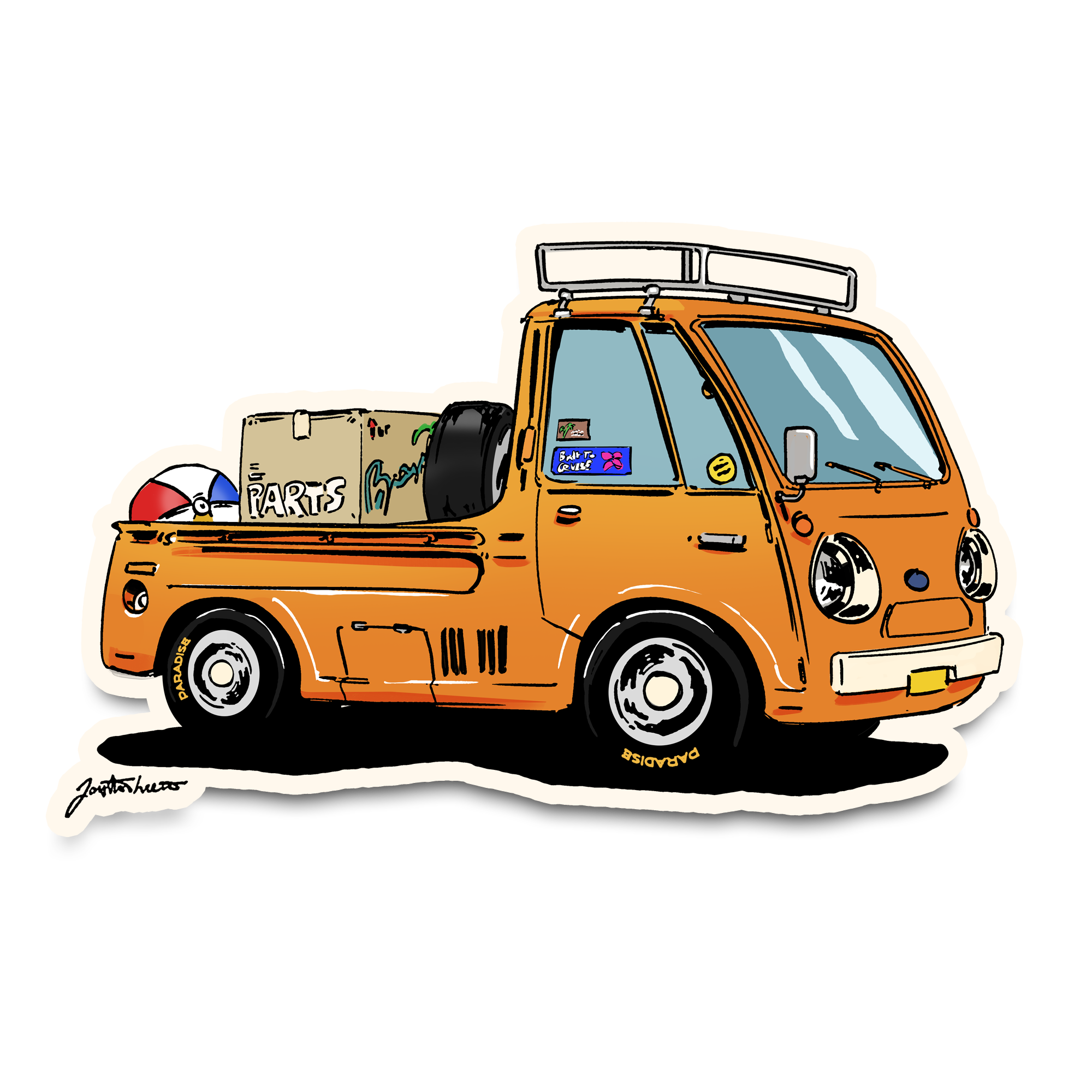 Portercab Die-Cut Sticker