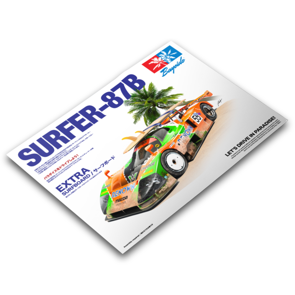 Surfer-87B Model Kit Poster