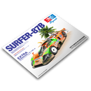 Surfer-87B Model Kit Poster