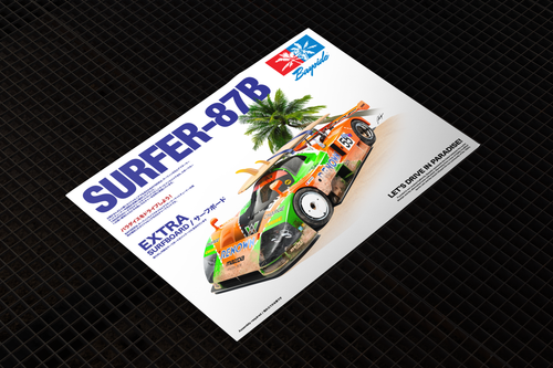 Surfer-87B Model Kit Poster